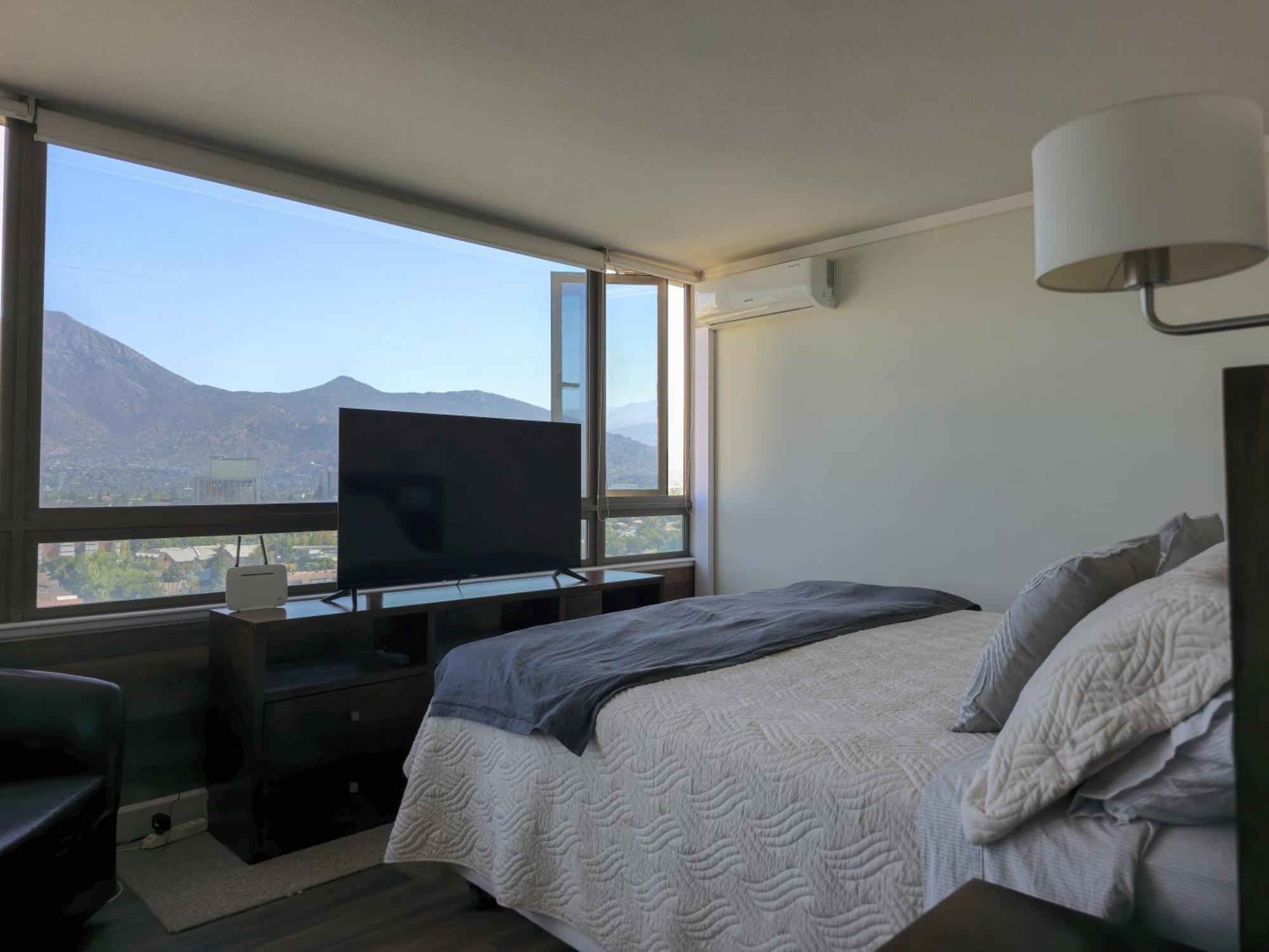 Apartamento Depto Premium A Pasos Del Parque Arauco Con Aire Acondicionado