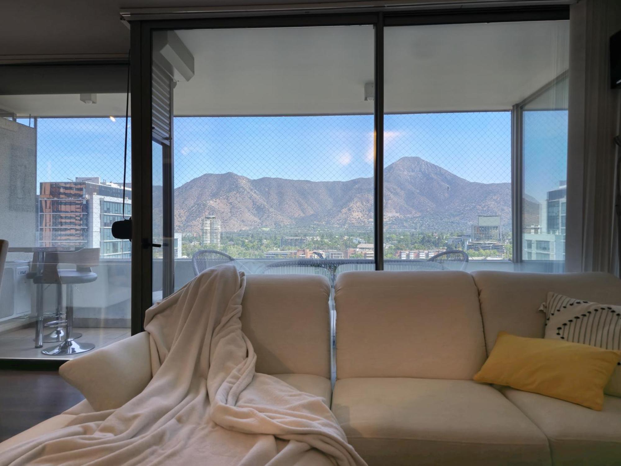 Depto Premium A Pasos Del Parque Arauco Con Aire Acondicionado Apartamento Santiago de Chile