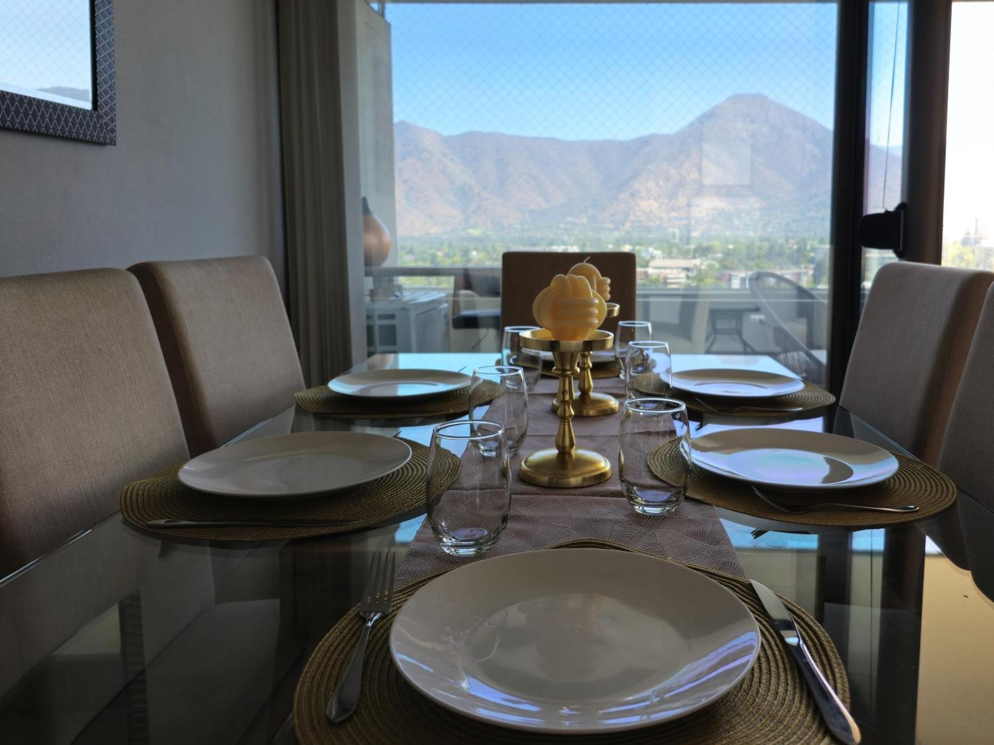 Depto Premium A Pasos Del Parque Arauco Con Aire Acondicionado Apartamento Santiago
